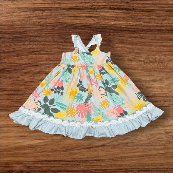 Matilda Jane Other - Matilda Jane Dream Chasers Jungle Adventure Ruffle Hem Dress Size 8